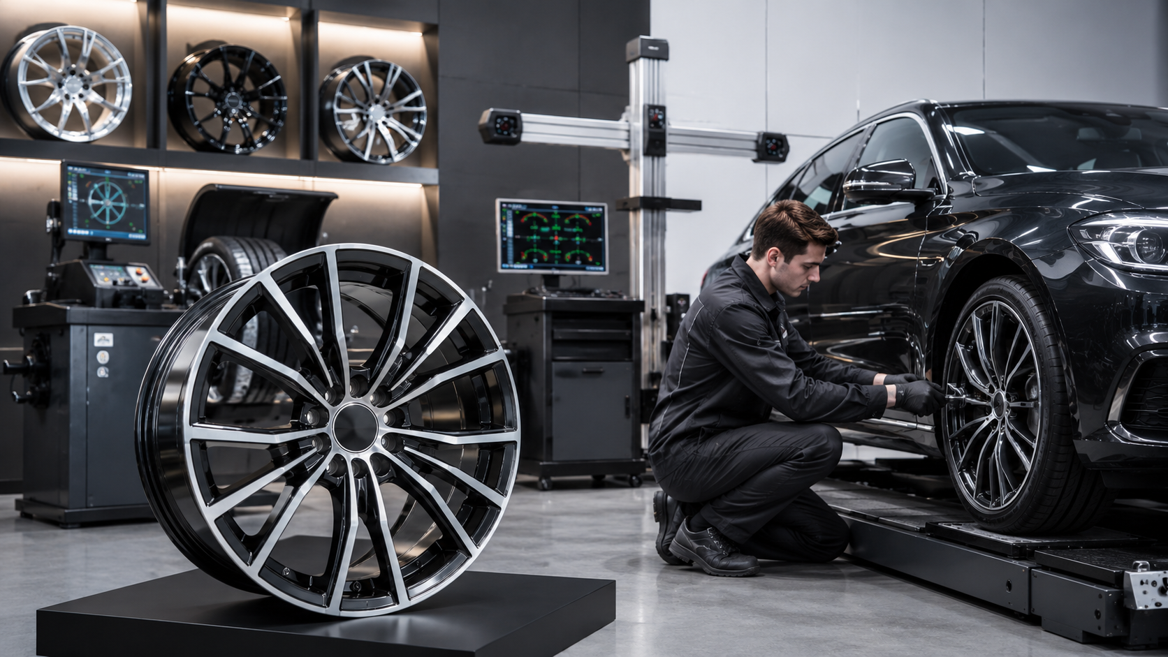 Damage-Free Alloy Wheel Alignment and Balancing Service in Lucknow